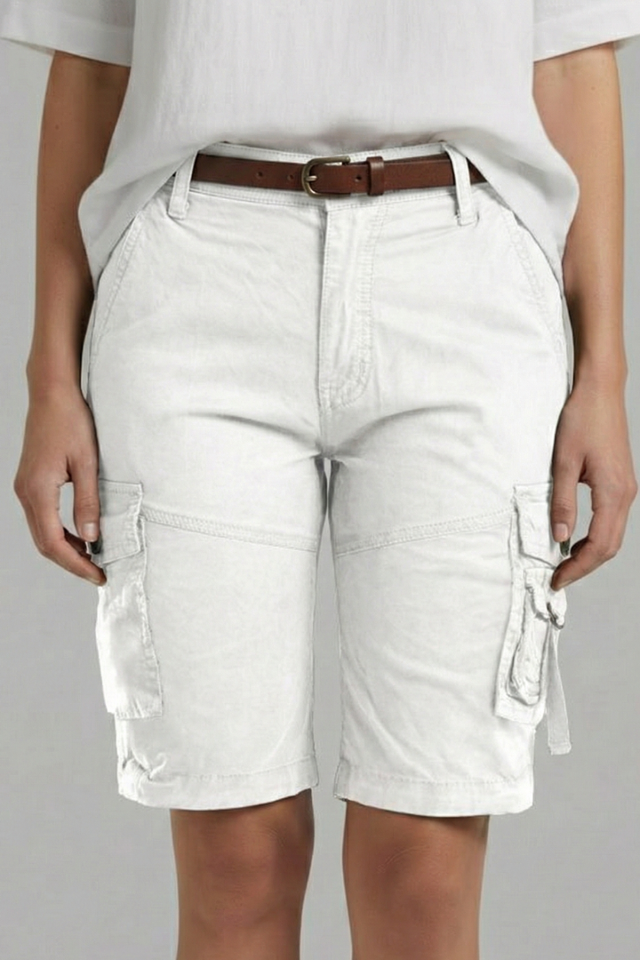Quinn | Women's Knee Length Cargo Shorts