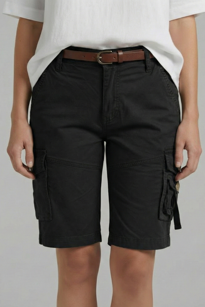 Quinn | Women's Knee Length Cargo Shorts