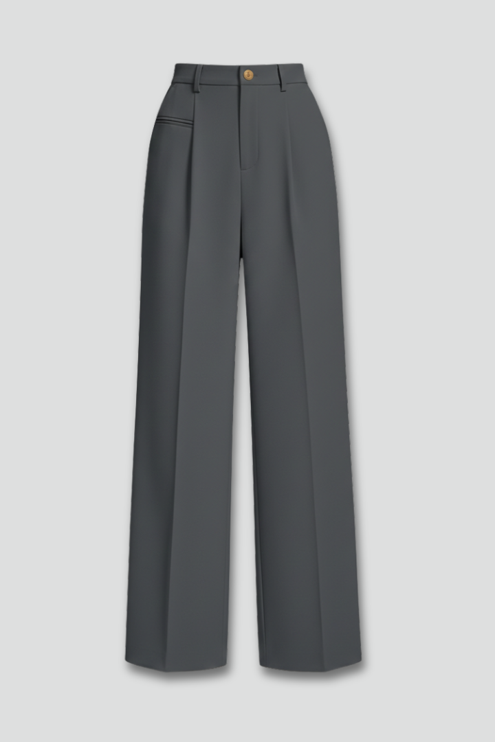 Addison | Elegant Pleated Wide Leg Palazzo Trousers