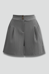Stella | High Waisted Wide Leg Tailored Shorts