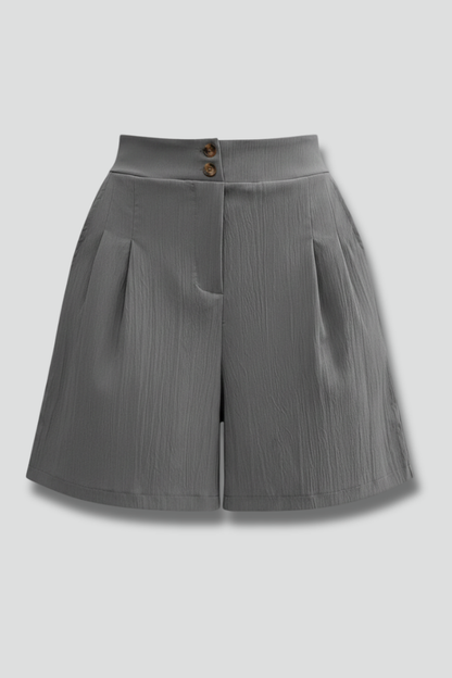 Stella | High Waisted Wide Leg Tailored Shorts