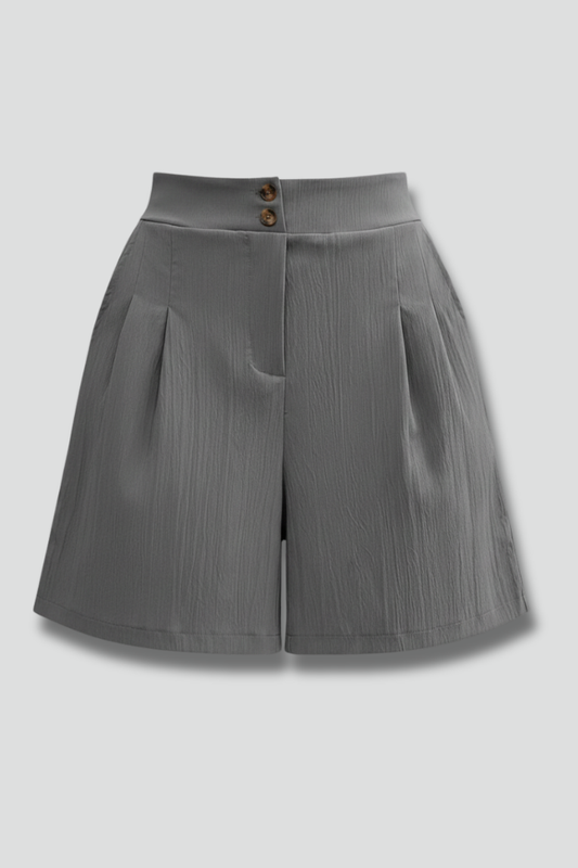 Stella | High Waisted Wide Leg Tailored Shorts