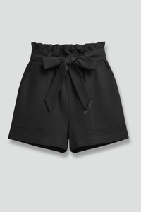 Piper | Elegant Paperbag Tie Waist Shorts