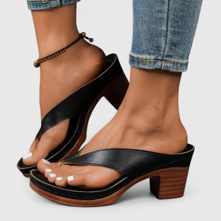 Wren | Orthopedic Block Heel Mules