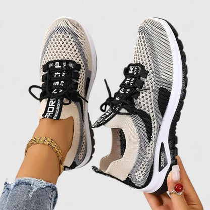 Zara | Orthopedic Color Lace-Up Sneakers