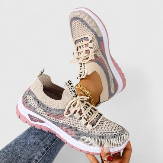 Zara | Orthopedic Color Lace-Up Sneakers