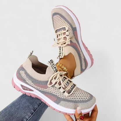 Zara | Orthopedic Color Lace-Up Sneakers