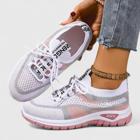 Zara | Orthopedic Color Lace-Up Sneakers