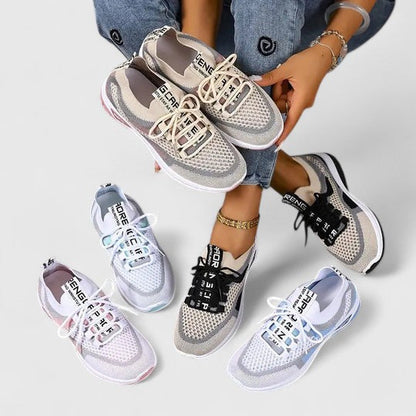 Zara | Orthopedic Color Lace-Up Sneakers