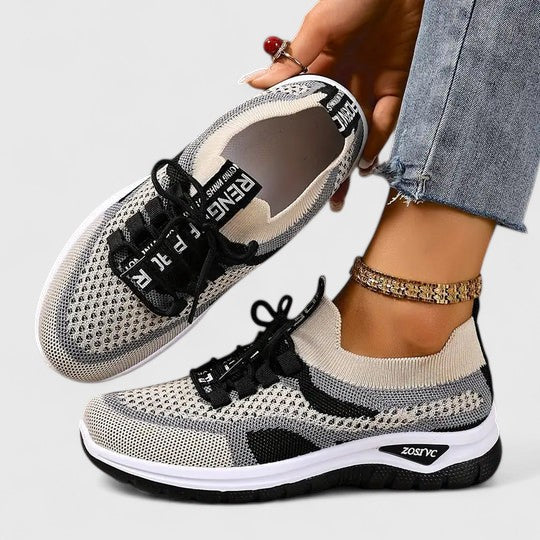 Zara | Orthopedic Color Lace-Up Sneakers
