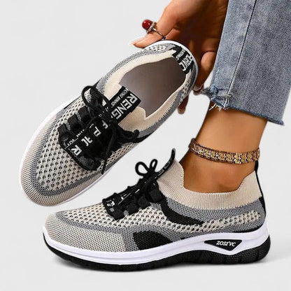 Zara | Orthopedic Color Lace-Up Sneakers