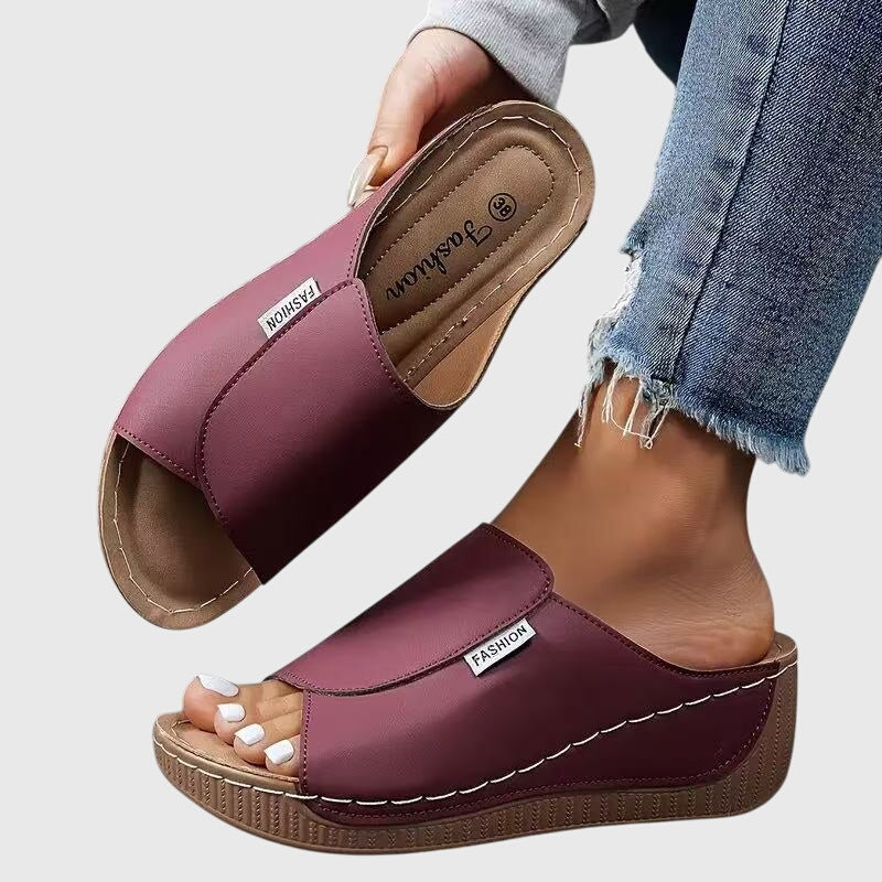 Zara | Stylish Wedge Mules For Women