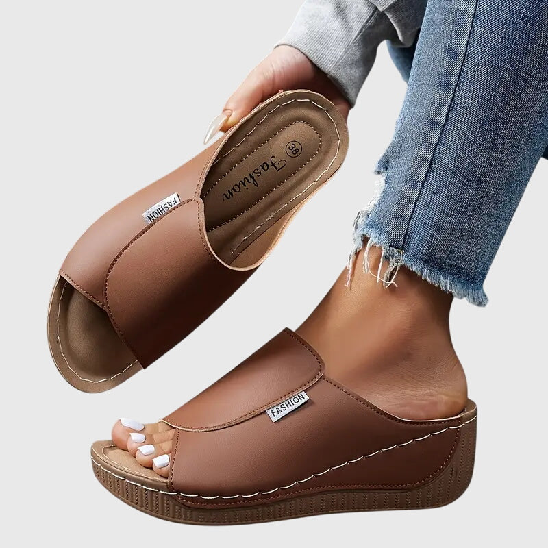 Zara | Stylish Wedge Mules For Women