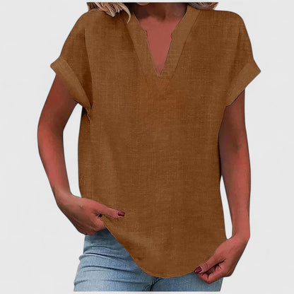 Zoe | Comfortable Blouse Shirt With V-Neck