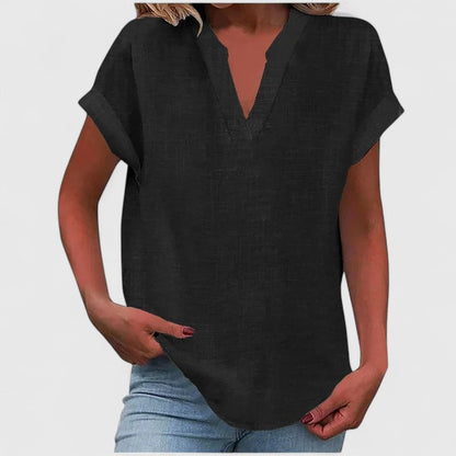 Zoe | Comfortable Blouse Shirt With V-Neck