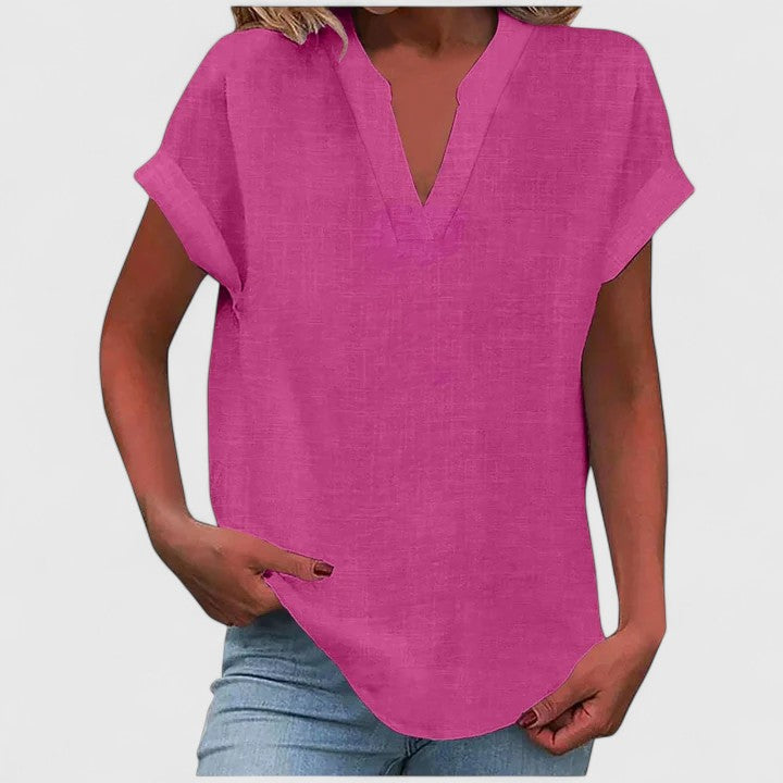 Zoe | Comfortable Blouse Shirt With V-Neck