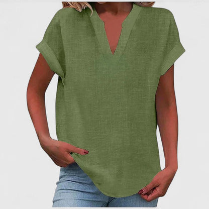 Zoe | Comfortable Blouse Shirt With V-Neck