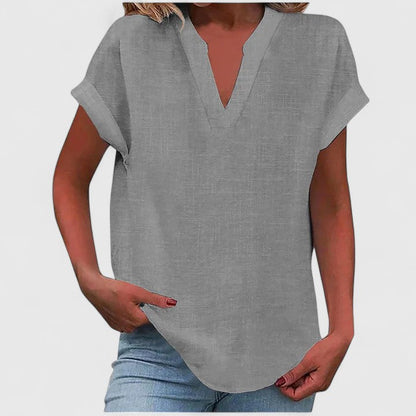 Zoe | Comfortable Blouse Shirt With V-Neck