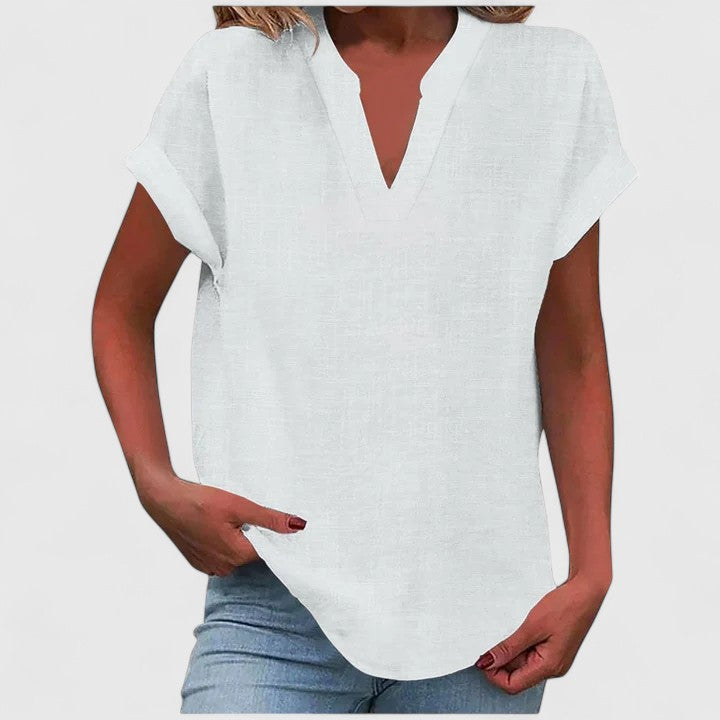 Zoe | Comfortable Blouse Shirt With V-Neck