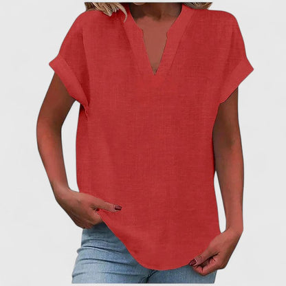 Zoe | Comfortable Blouse Shirt With V-Neck