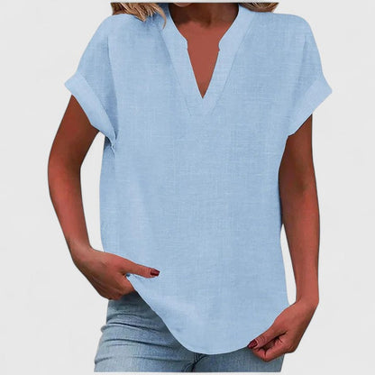 Zoe | Comfortable Blouse Shirt With V-Neck