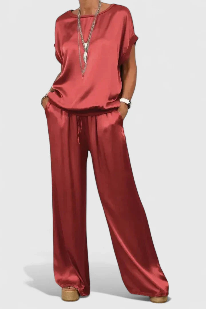 Zoe | Comfortable Two Piece Pants Matching Set