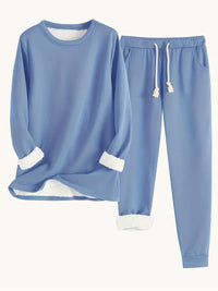Zoey | Comfortable Sweatshirt Jogger Pants Lounge Set