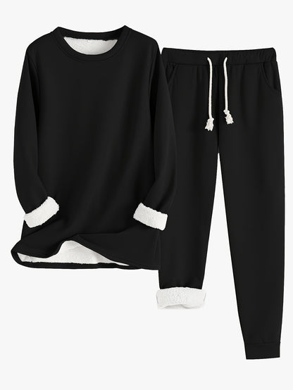Zoey | Comfortable Sweatshirt Jogger Pants Lounge Set