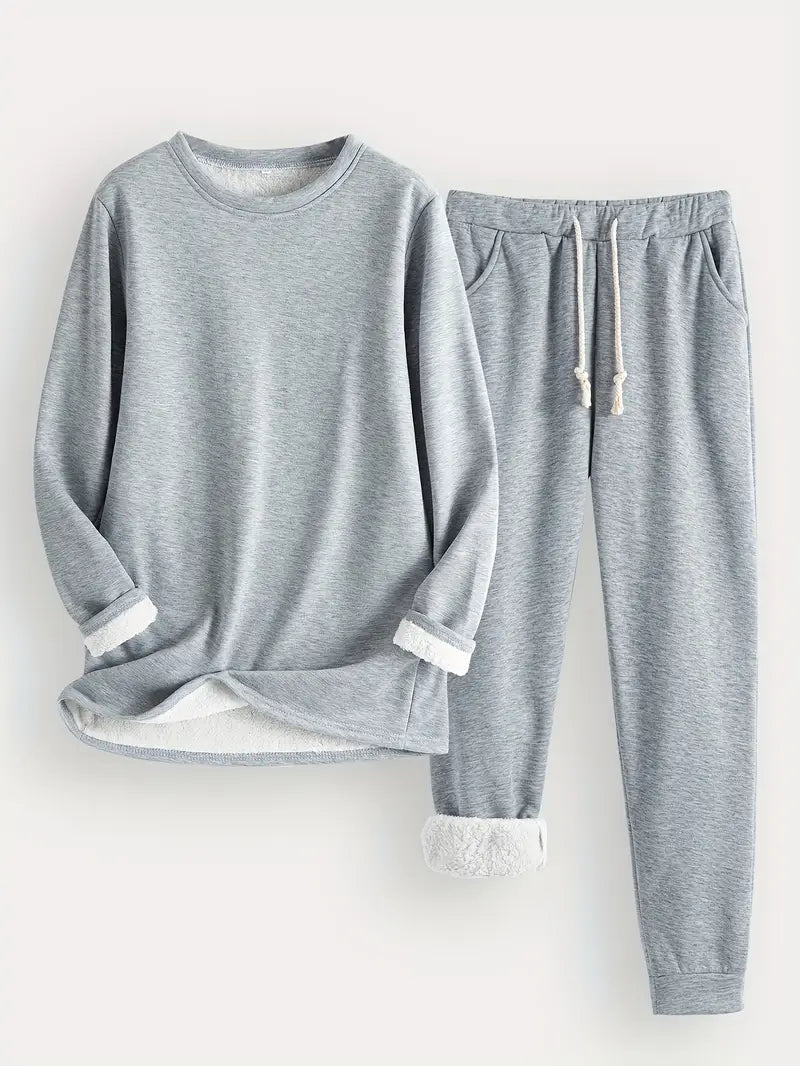 Zoey | Comfortable Sweatshirt Jogger Pants Lounge Set