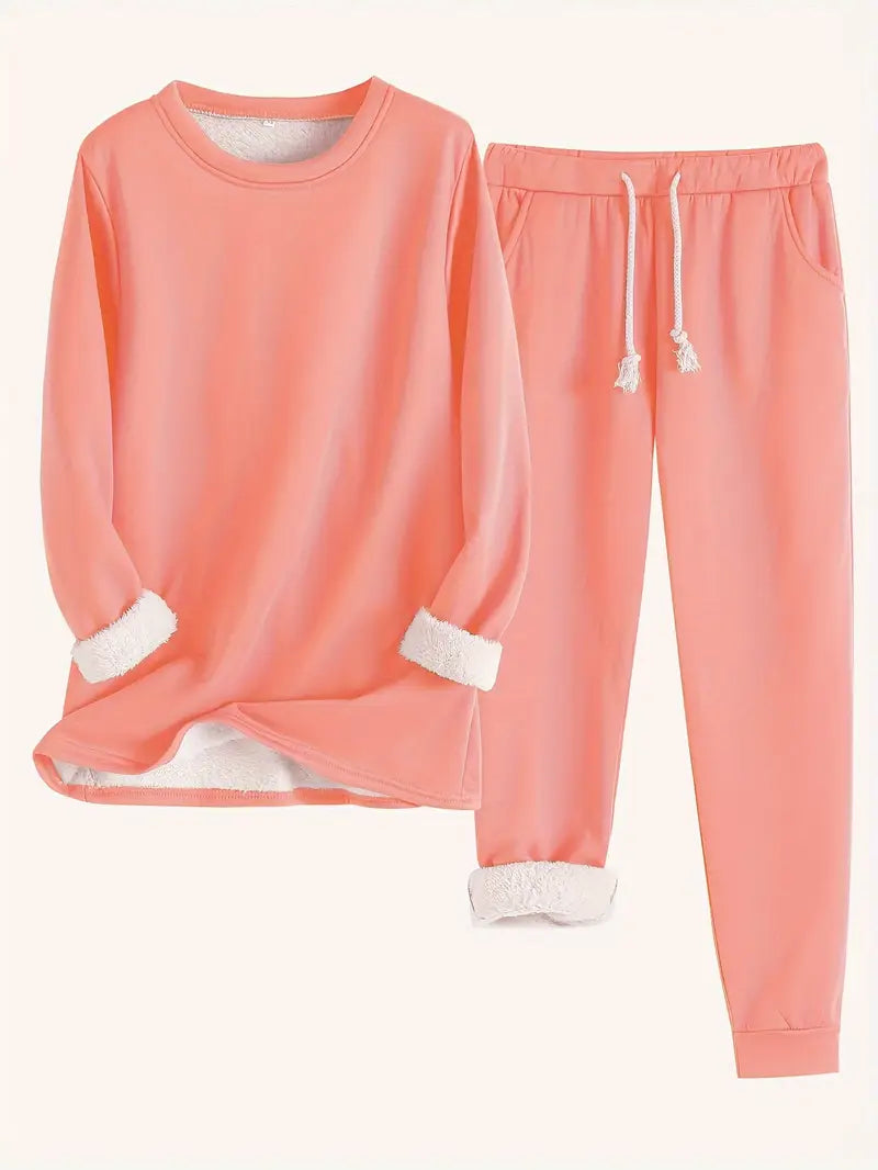Zoey | Comfortable Sweatshirt Jogger Pants Lounge Set