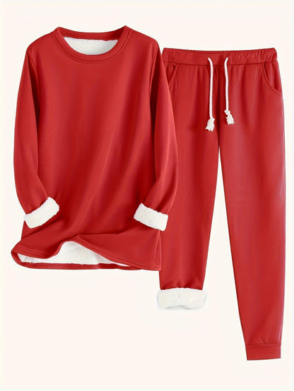 Zoey | Comfortable Sweatshirt Jogger Pants Lounge Set