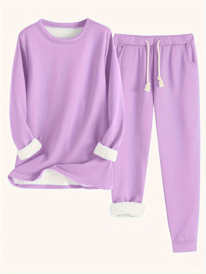 Zoey | Comfortable Sweatshirt Jogger Pants Lounge Set
