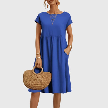 Zoey | Sophisticated Waist Midi Dress