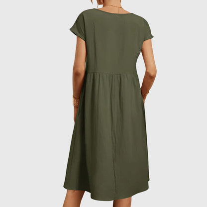Zoey | Sophisticated Waist Midi Dress