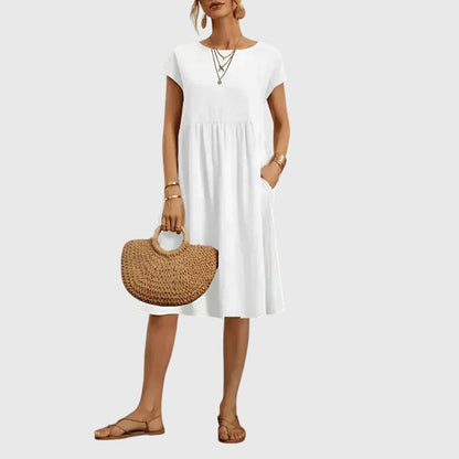 Zoey | Sophisticated Waist Midi Dress