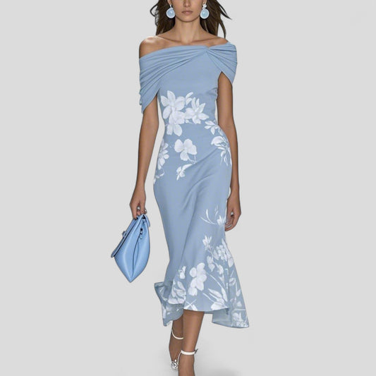 Ashley | Floral Midi Dress for Women