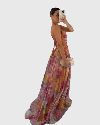 Luna | Eelegant Floral Summer Maxi Dress
