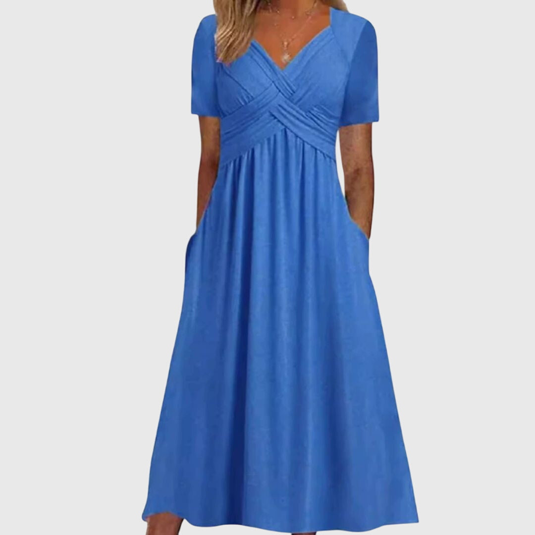Grace | Sophisticated A-Line Midi Dress