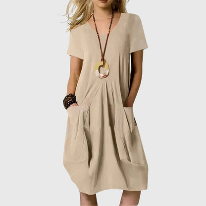 Ruby | Casual Midi Dress With Pockets