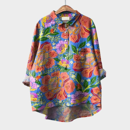 Eleanor | Floral Nature Print Blouse