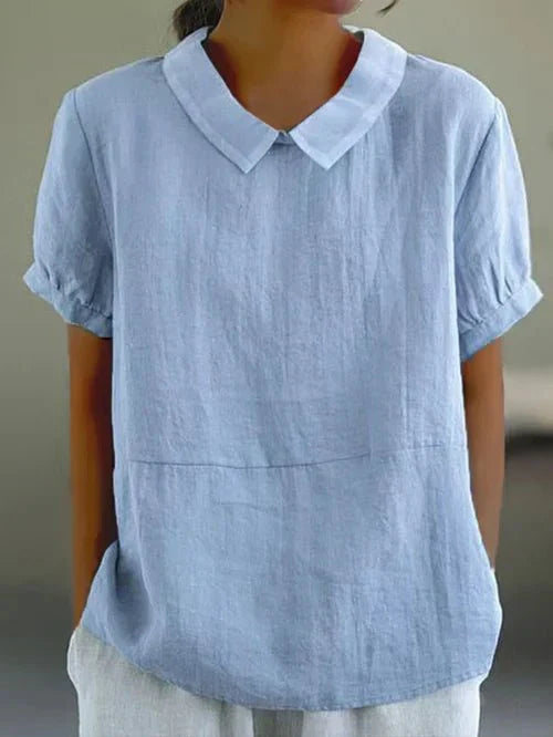 Lena | Peter Pan Collar Blouse Shirt