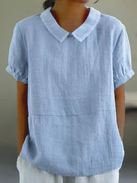 Lena | Peter Pan Collar Blouse Shirt