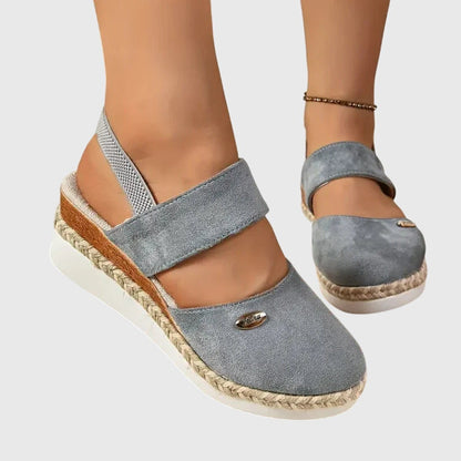 Amelia | Orthopedic Espadrille Platform Wedge Sandals