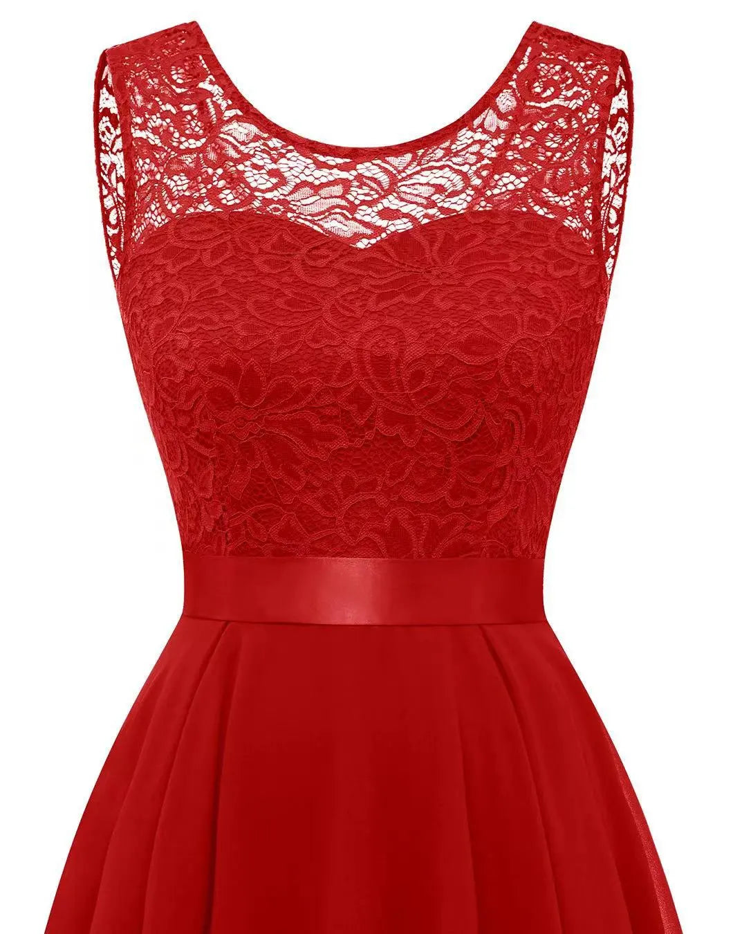 Morgan | Lace High Low Wedding Guest Dress