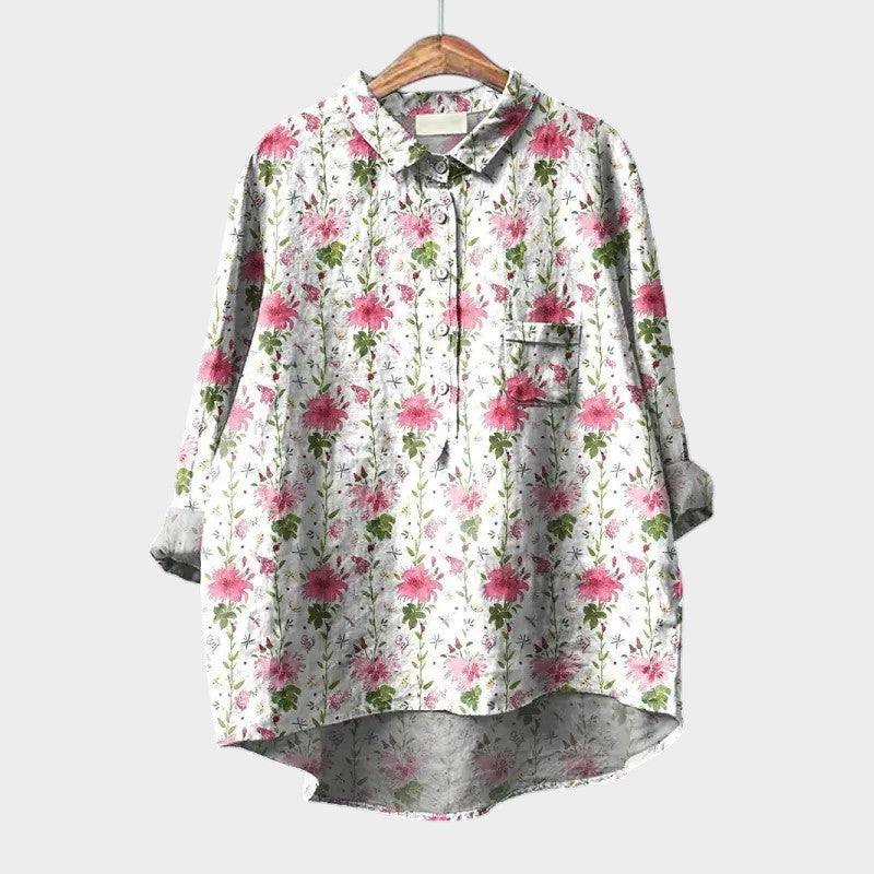 Eleanor | Floral Nature Print Blouse