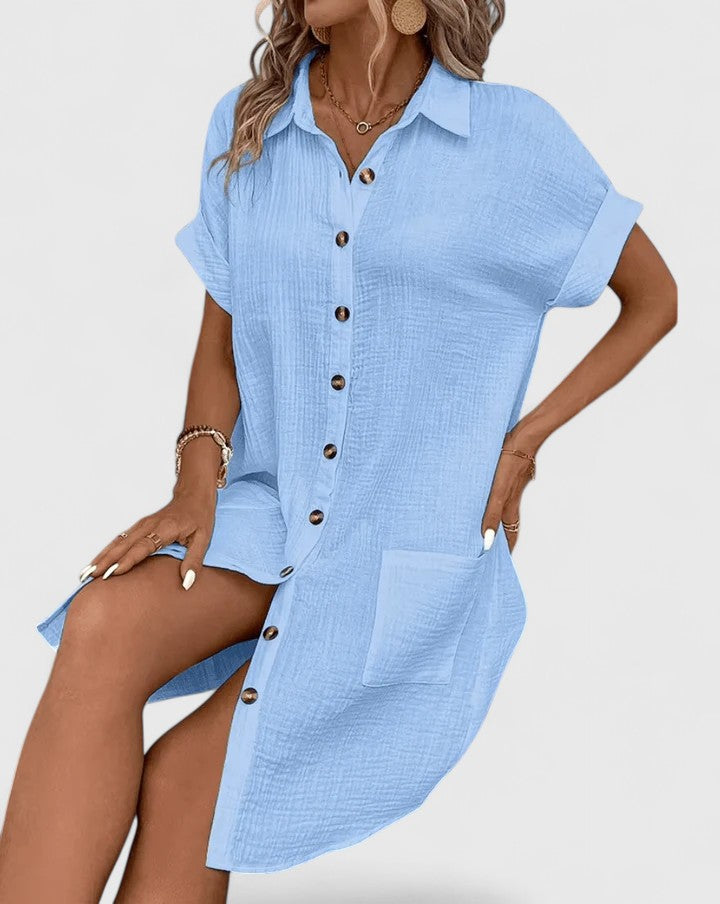 Chloe | Elegant Boho Casual Mini Dress