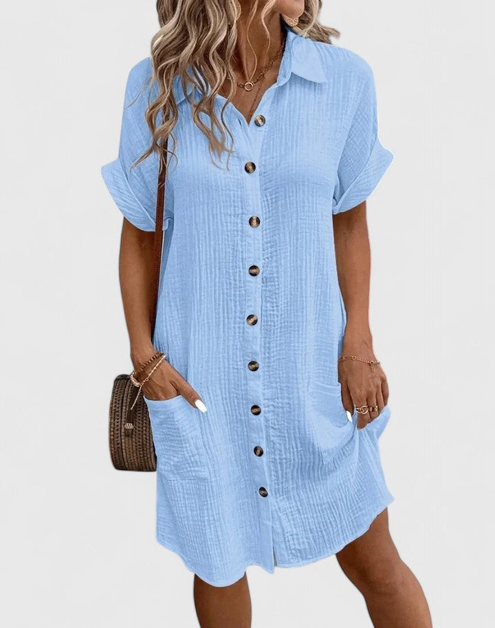 Chloe | Elegant Boho Casual Mini Dress