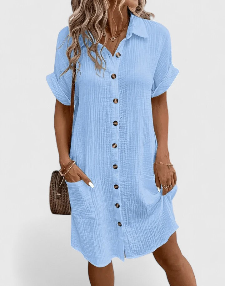 Chloe | Elegant Boho Casual Mini Dress