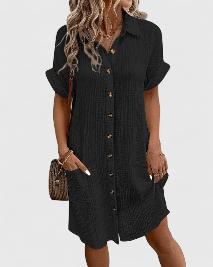 Chloe | Elegant Boho Casual Mini Dress