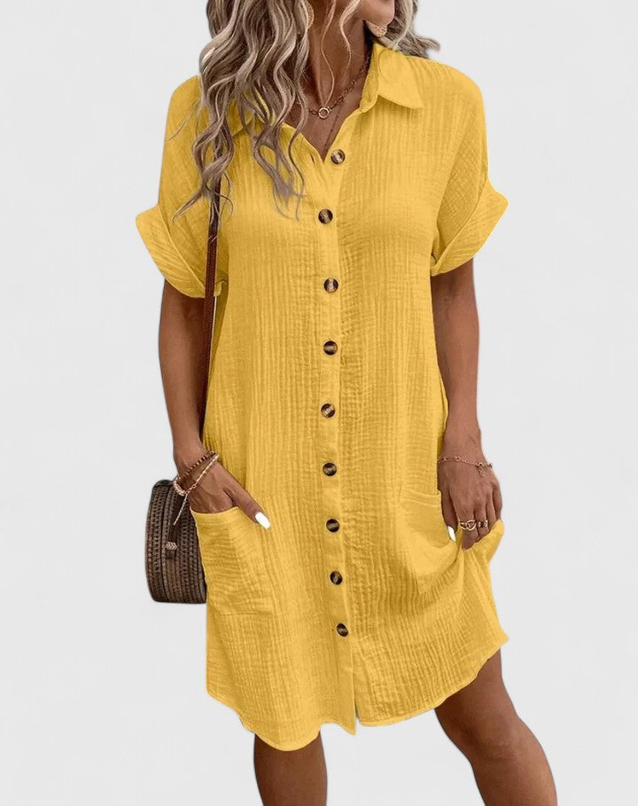 Chloe | Elegant Boho Casual Mini Dress